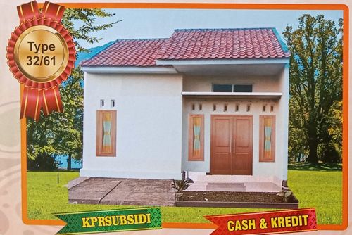 foto tampak rumah tipe 32 perumahan Griya kertijayan indah
