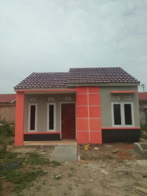 foto tampak rumah tipe 36 perumahan Graha Gemilang