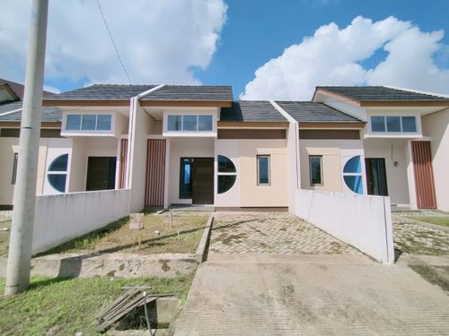 foto tampak rumah tipe Agate 36 perumahan BUMI SEMPAJA CITY SAMARINDA