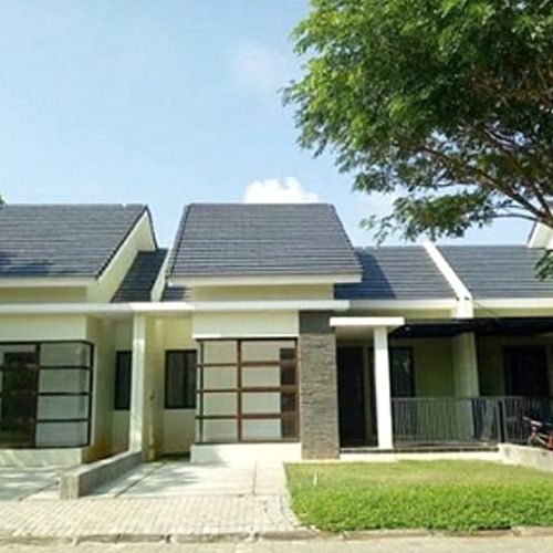 foto tampak rumah tipe 60 perumahan THE GARDENS CIREBON