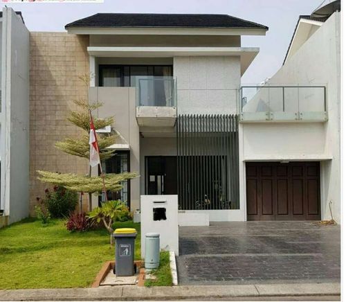 foto tampak rumah tipe PASSIFLORA perumahan ASIA TROPIS DAN TAMAN CEMARA KHI