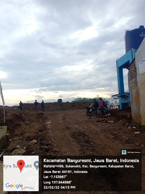 foto gerbang perumahan Hijra Sukamukti 2 Tahap 2