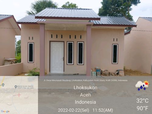 foto contoh rumah perumahan LHOKSUKON PERMAI