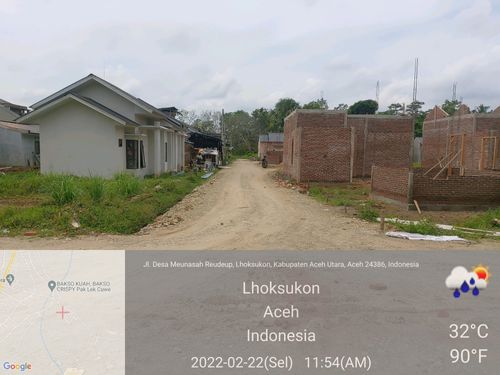 foto gerbang perumahan LHOKSUKON PERMAI