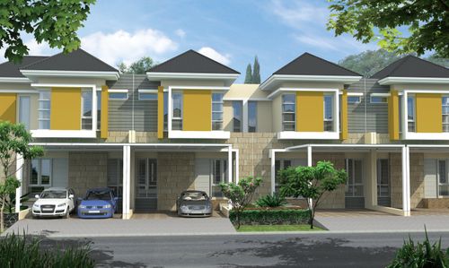 foto tampak rumah tipe Kalia perumahan SA3.7-21 CLUSTER ADARA KHI