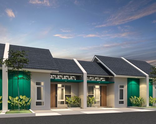foto tampak rumah tipe GARDENIA perumahan BATARA PARKVIEW