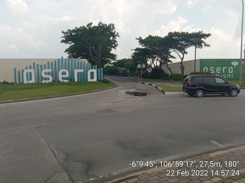 foto gerbang perumahan RUKO ASERA