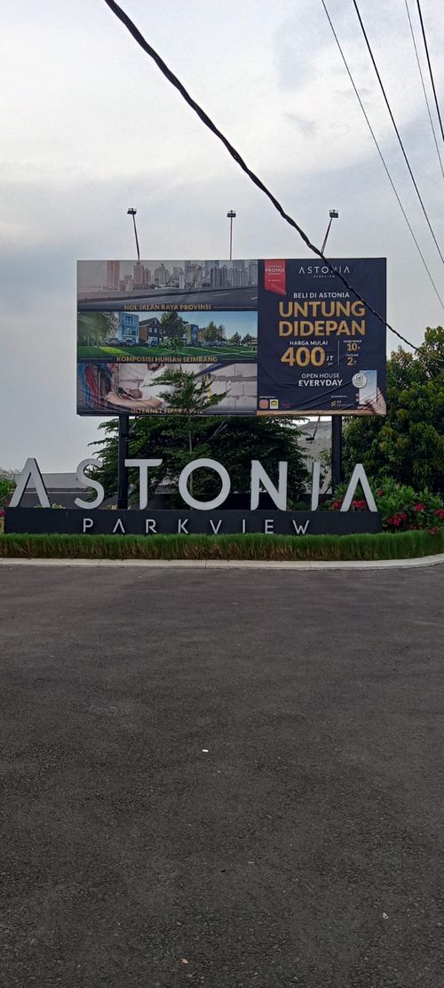 foto gerbang perumahan ASTONIA PARK VIEW
