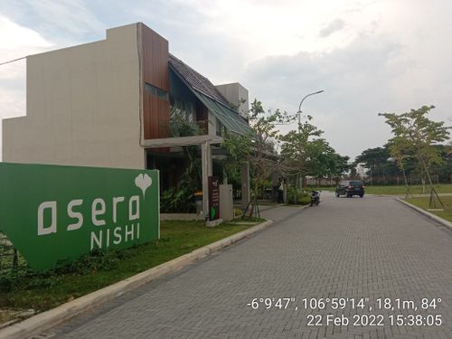 foto posisi tengah perumahan ASERA NISHI