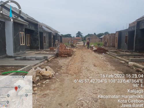 foto posisi tengah perumahan GRAHA KEANDRA KALIJAGA TAHAP IV