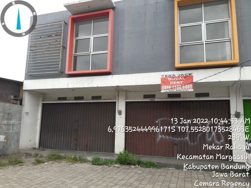 foto tampak rumah tipe RUKO perumahan CEMARA REGENCY