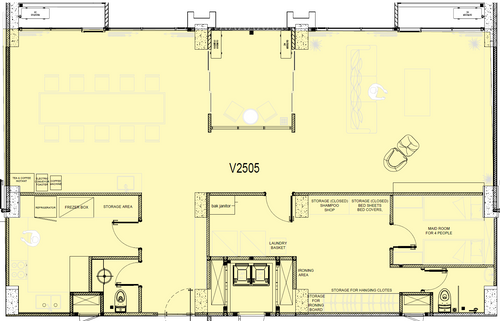 foto denah rumah tipe TOWER 2 MESS - V2505 perumahan ARANDRA RESIDENCE
