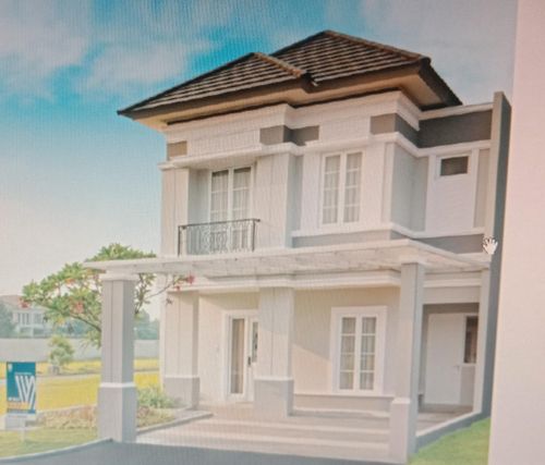 foto tampak rumah tipe T. B126/L180WT perumahan GRAND WISATA DISTRIK