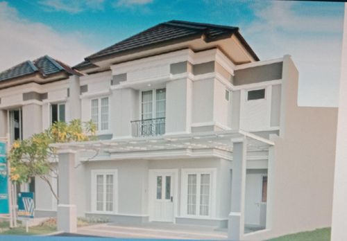 foto tampak rumah tipe T. B118/L144WT perumahan GRAND WISATA DISTRIK