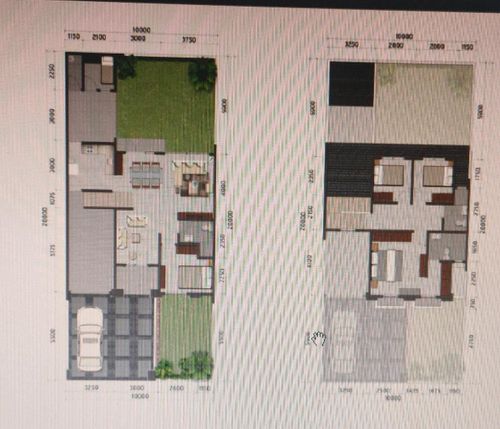 foto denah rumah tipe T. B158/L300WT perumahan GRAND WISATA DISTRIK