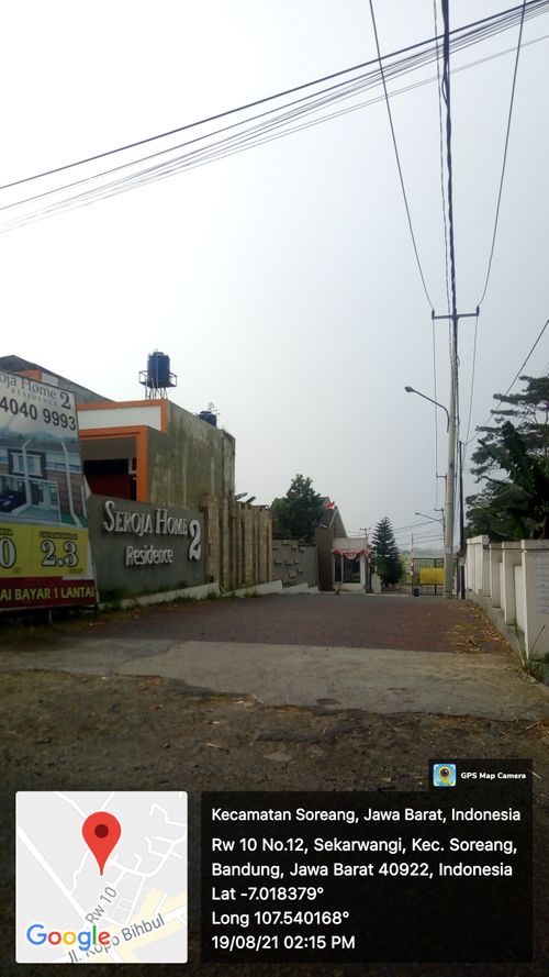 foto gerbang perumahan Seroja Home Residence 2