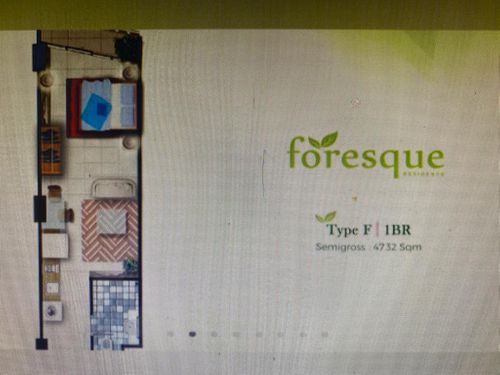 foto denah rumah tipe F/2 perumahan Foresque Residence