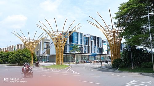 foto gerbang perumahan CITRALAND GAMA CITY MEDAN (RUKO MADISON AVENUE)