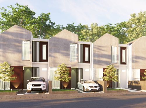 foto tampak rumah tipe Anaya perumahan ASTONIA PARK VIEW