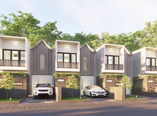 foto tampak rumah tipe Nayra perumahan ASTONIA PARK VIEW