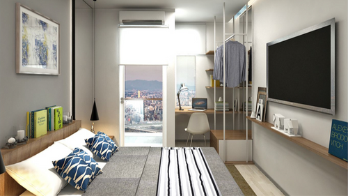 foto tampak rumah tipe STUDIO perumahan APARTEMEN SAYANA