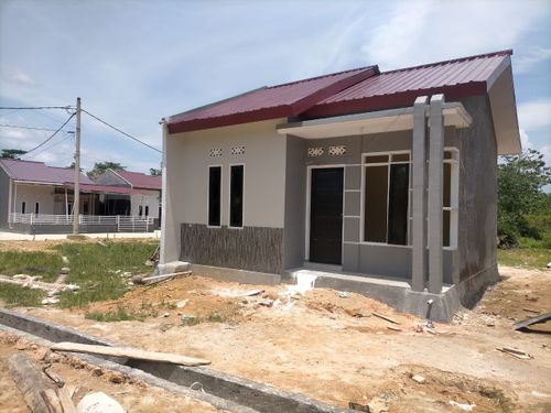 foto tampak rumah tipe 36 perumahan Deneta Residence 2