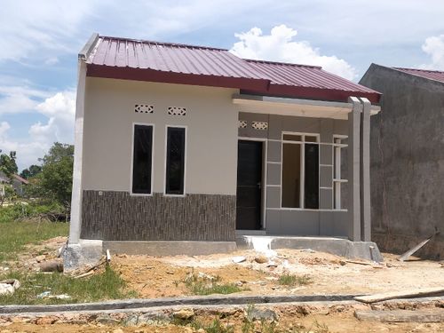 foto tampak rumah tipe 36 perumahan Deneta Residence 2