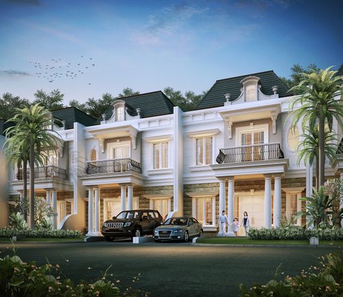 foto tampak rumah tipe VICTORIA perumahan CITRALAND GAMA CITY MEDAN ( CLUSTER PASADENA )