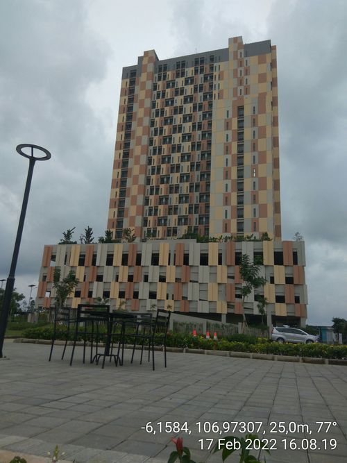 foto tampak rumah tipe SAYANA KOMERSIAL perumahan APARTEMEN SAYANA