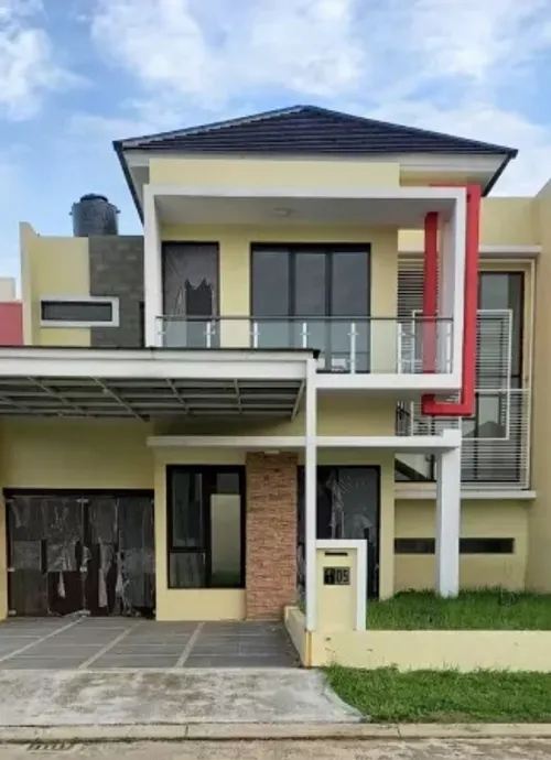 foto tampak rumah tipe Astana perumahan IX.3-03 RUKO ARANA KHI