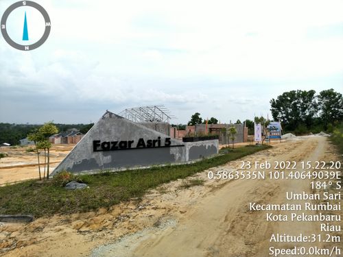 foto gerbang perumahan FAZAR ASRI 5