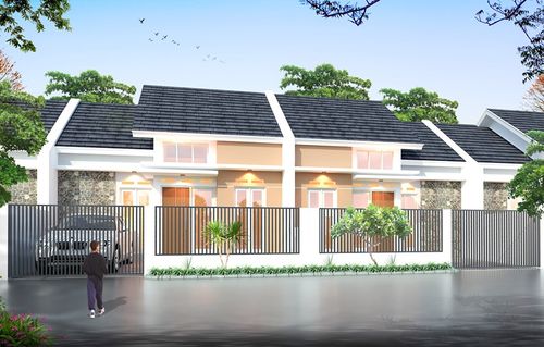 foto tampak rumah tipe YUDISTIRA perumahan GREEN BABELAN ASRI 3