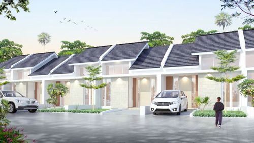 foto tampak rumah tipe BALAPUTRA perumahan GREEN BABELAN ASRI 3