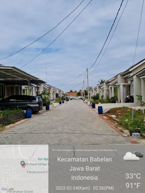 foto posisi tengah perumahan ORCHARD VILLAGE