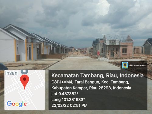 foto gerbang perumahan GIBRAN CAHAYA KAMBOJA