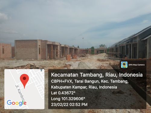 foto posisi tengah perumahan GIBRAN CAHAYA KAMBOJA