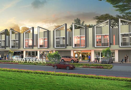 foto tampak rumah tipe Ruko Vasana perumahan RUKO VASANA KOTA HARAPAN INDAH