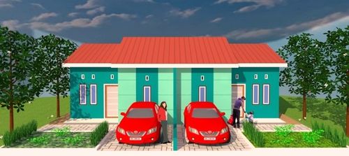 foto contoh rumah perumahan AURA RESIDENCE 1