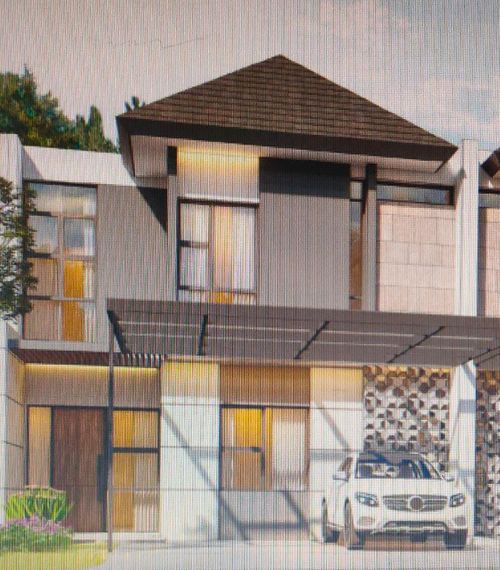 foto tampak rumah tipe T. B118/L160CH perumahan GRAND WISATA DISTRIK