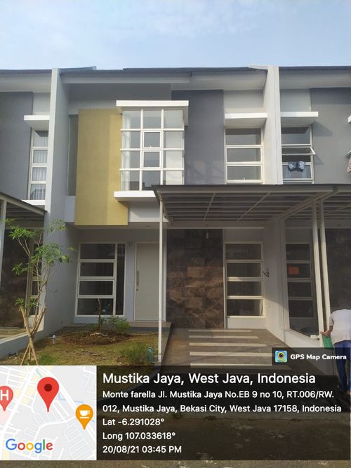 foto tampak rumah tipe T. B60/L66F perumahan GRAND WISATA