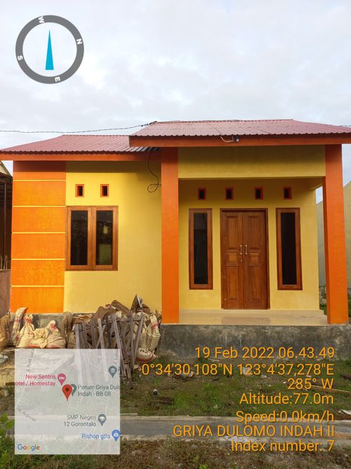 foto tampak rumah tipe 36 perumahan GRIYA DULOMO INDAH II