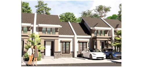 foto tampak rumah tipe SADEWA 2 (34/72) SEPT perumahan Cluster Sriwijaya - Darmawangsa Residence Bekasi