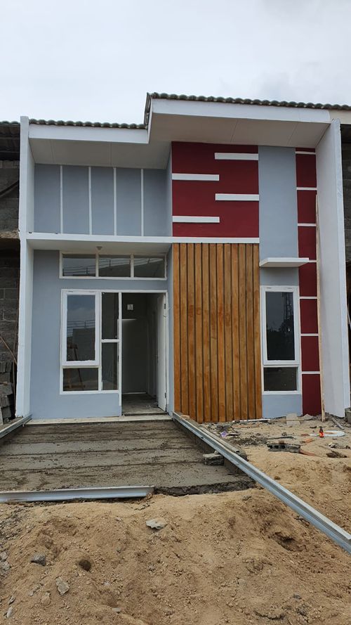 foto tampak rumah tipe 30/67 perumahan Taman Buah Kutabumi 2
