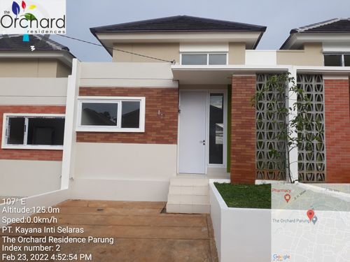 foto contoh rumah perumahan THE ORCHARD RESIDENCE PARUNG