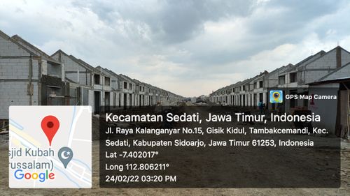 foto posisi tengah perumahan THE CEMANDI