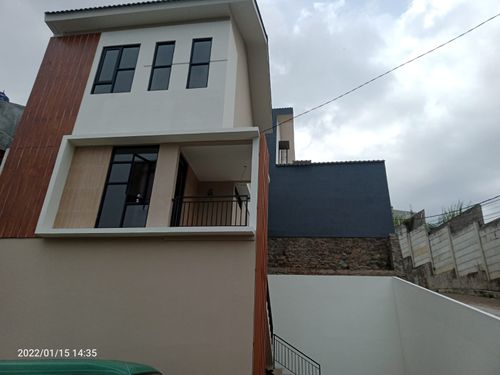 foto tampak rumah tipe 54 Compact (554) perumahan Green Valley Residence