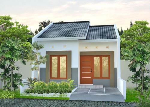 foto tampak rumah tipe 30 perumahan JASMINE RESIDENCE