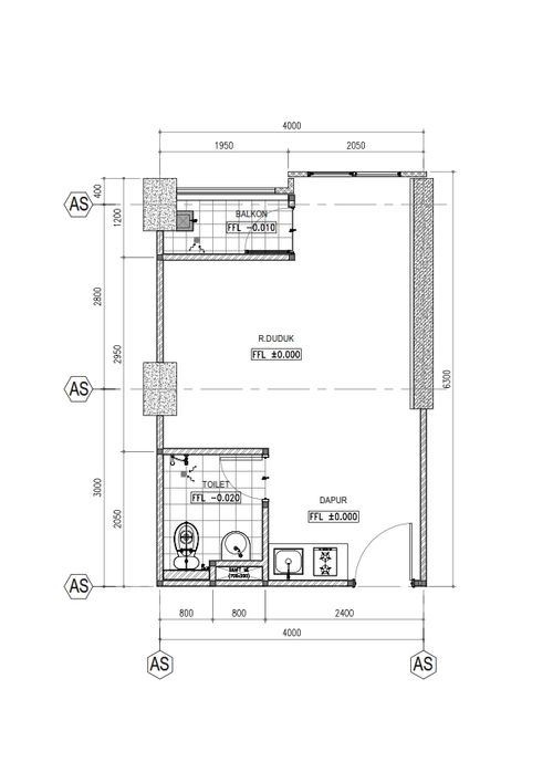 foto denah rumah tipe STE perumahan APARTEMEN BASSURA CITY
