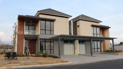 foto tampak rumah tipe ELORA perumahan SUMMARECON BANDUNG - CLUSTER EMILY TAHAP 2