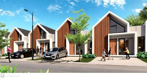 foto tampak rumah tipe MARIGOLD B-BLOK G05 NO 17 perumahan CITRAGARDEN ANEKA